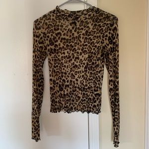 Cheetah Print Top